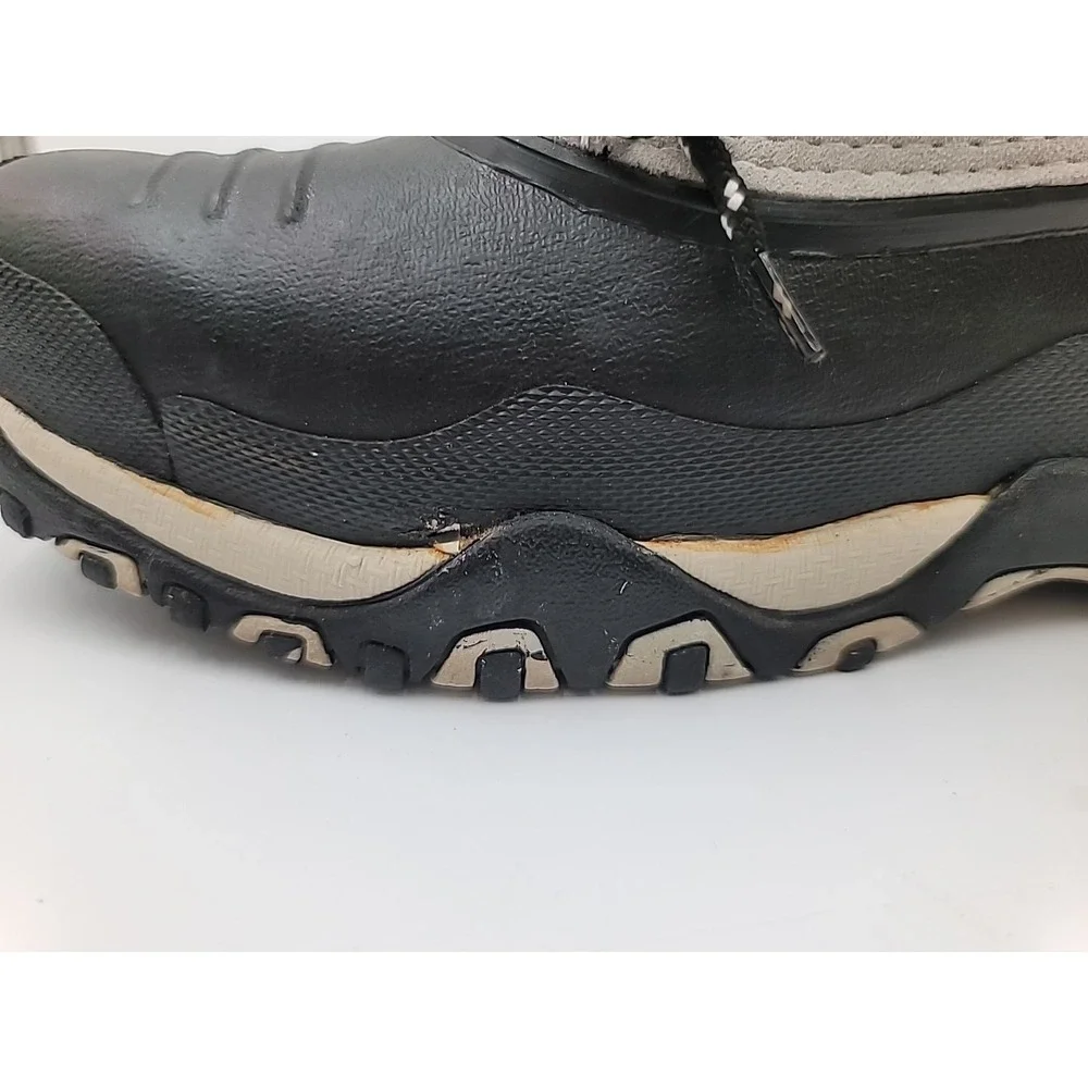 Ranger Winter Snow Boots Women's Size 8‎ Gray Black Faux Fur Thermolite Lined